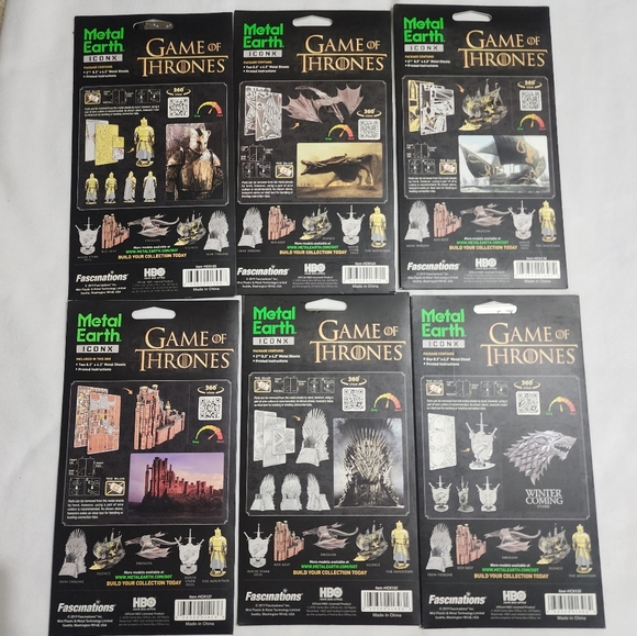 NEW Metal Earth ICONX Kits DROGON ST SIGIL SILENCE IRON THRONE RED KEEP MOUNTAIN - Picture 8 of 9